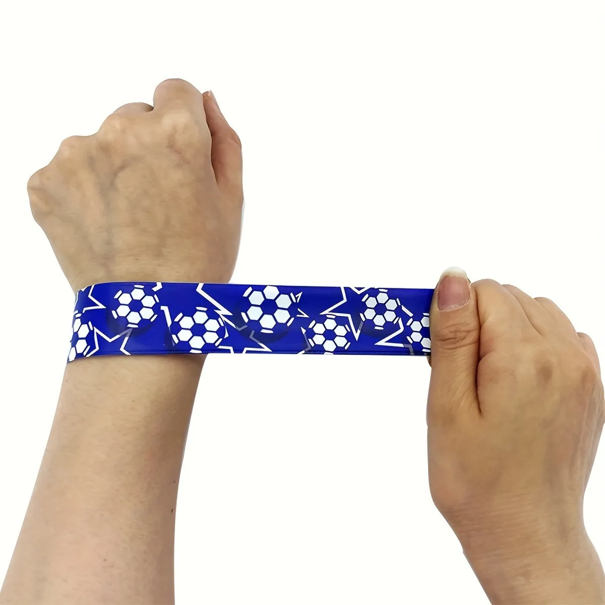 10pcs Football Slap Bracelets Perfect Sports Party Gift Set