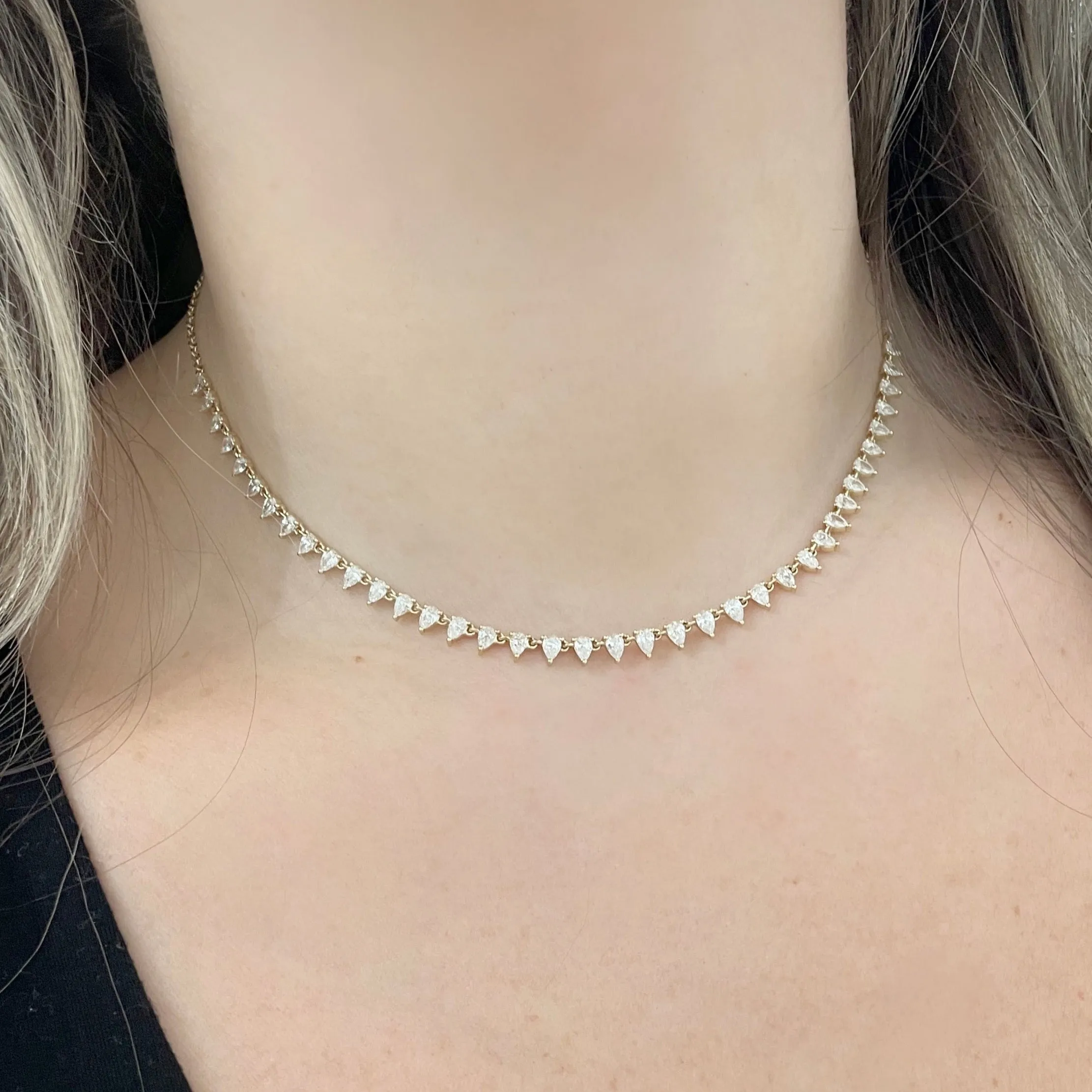 14K GOLD DIAMOND ANNABELLE NECKLACE