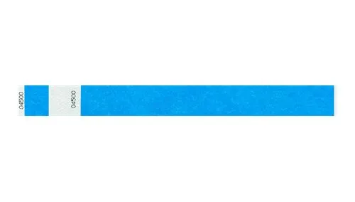 1" Tyvek® Wristbands - Detachable Stub
