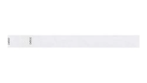 1" Tyvek® Wristbands - Detachable Stub