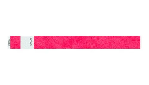 1" Tyvek® Wristbands - Detachable Stub