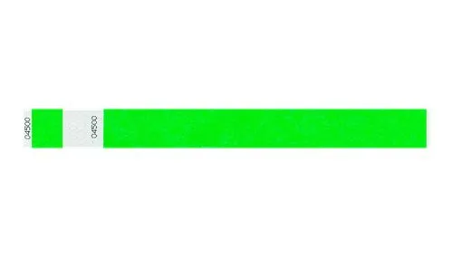1" Tyvek® Wristbands - Detachable Stub