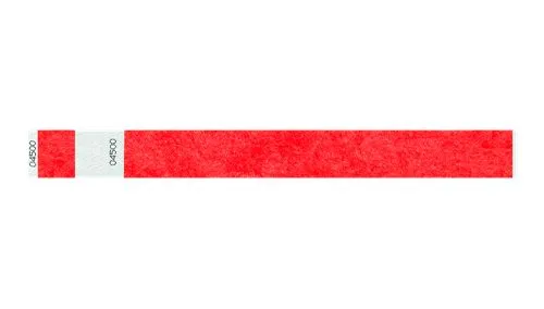 1" Tyvek® Wristbands - Detachable Stub