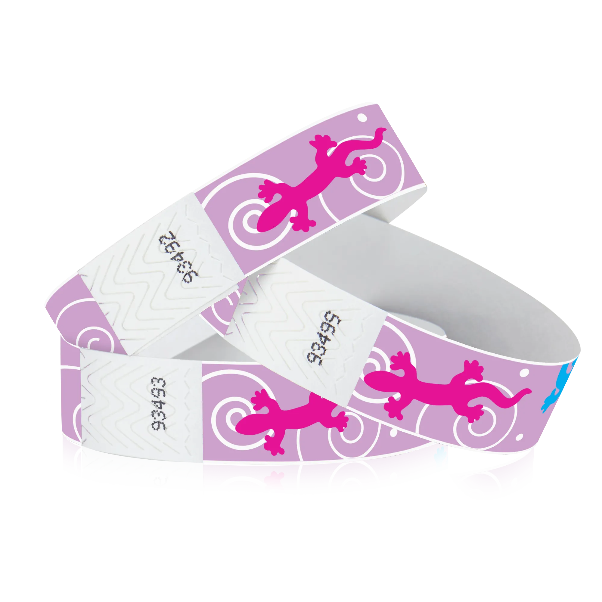 3/4" Tyvek Geckos Wristbands