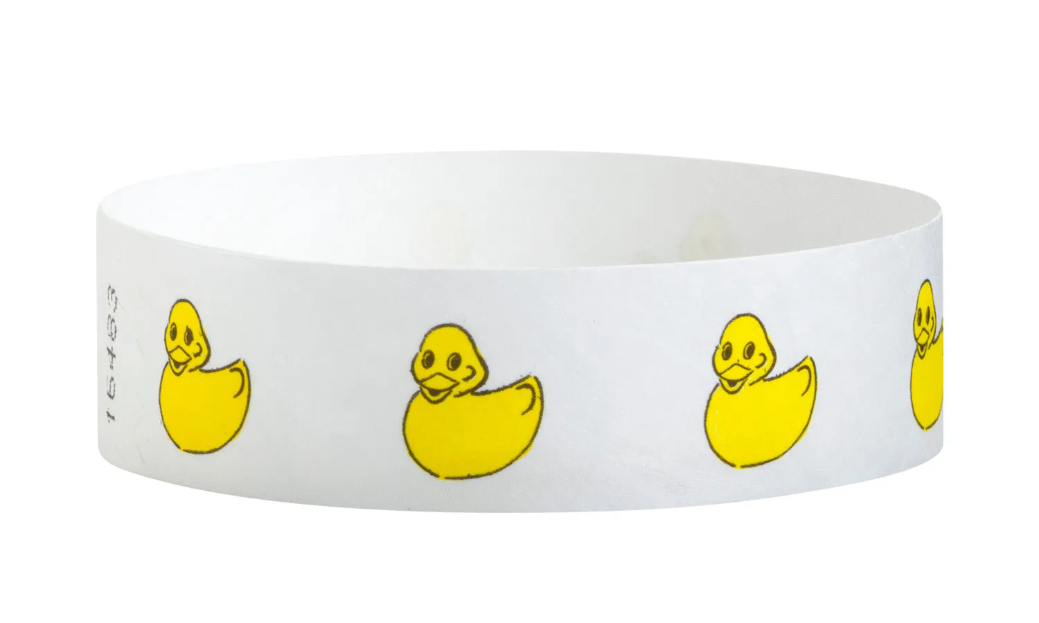 3/4" Tyvek Rubber Duckies Wristbands