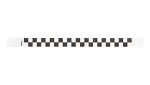 3/4" Tyvek Wristbands - Checkerboard