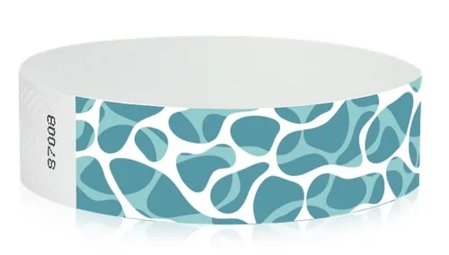 3/4" Tyvek Wristbands - Swimming Pool