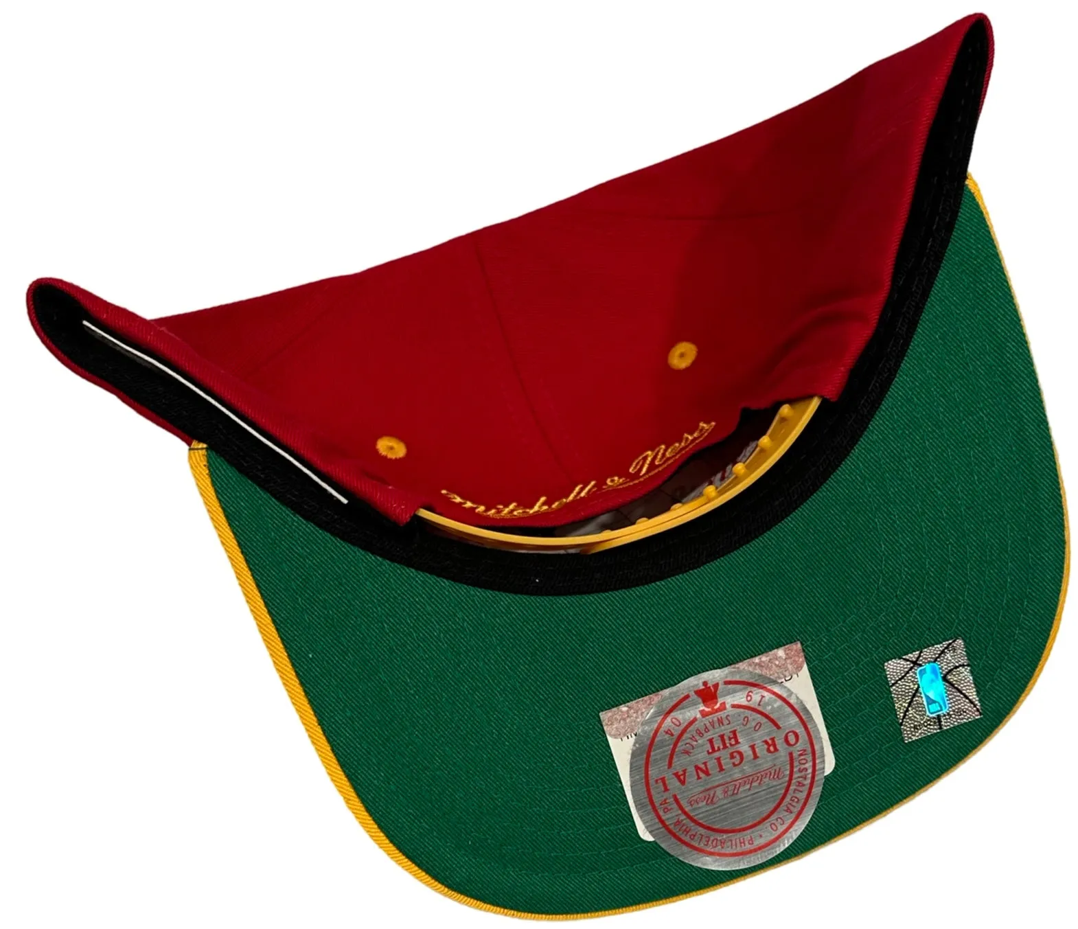 *Atlanta Hawks* (Soft Shell) snapback hats by Mitchell & Ness