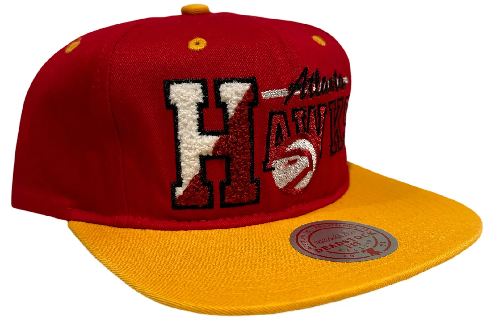 *Atlanta Hawks* (Soft Shell) snapback hats by Mitchell & Ness