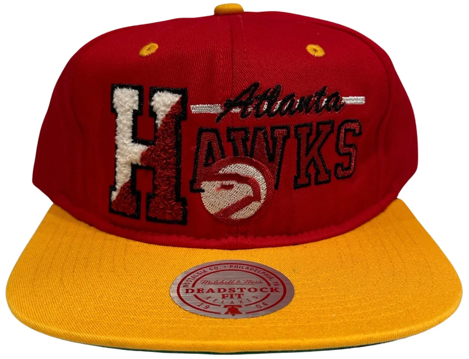 *Atlanta Hawks* (Soft Shell) snapback hats by Mitchell & Ness