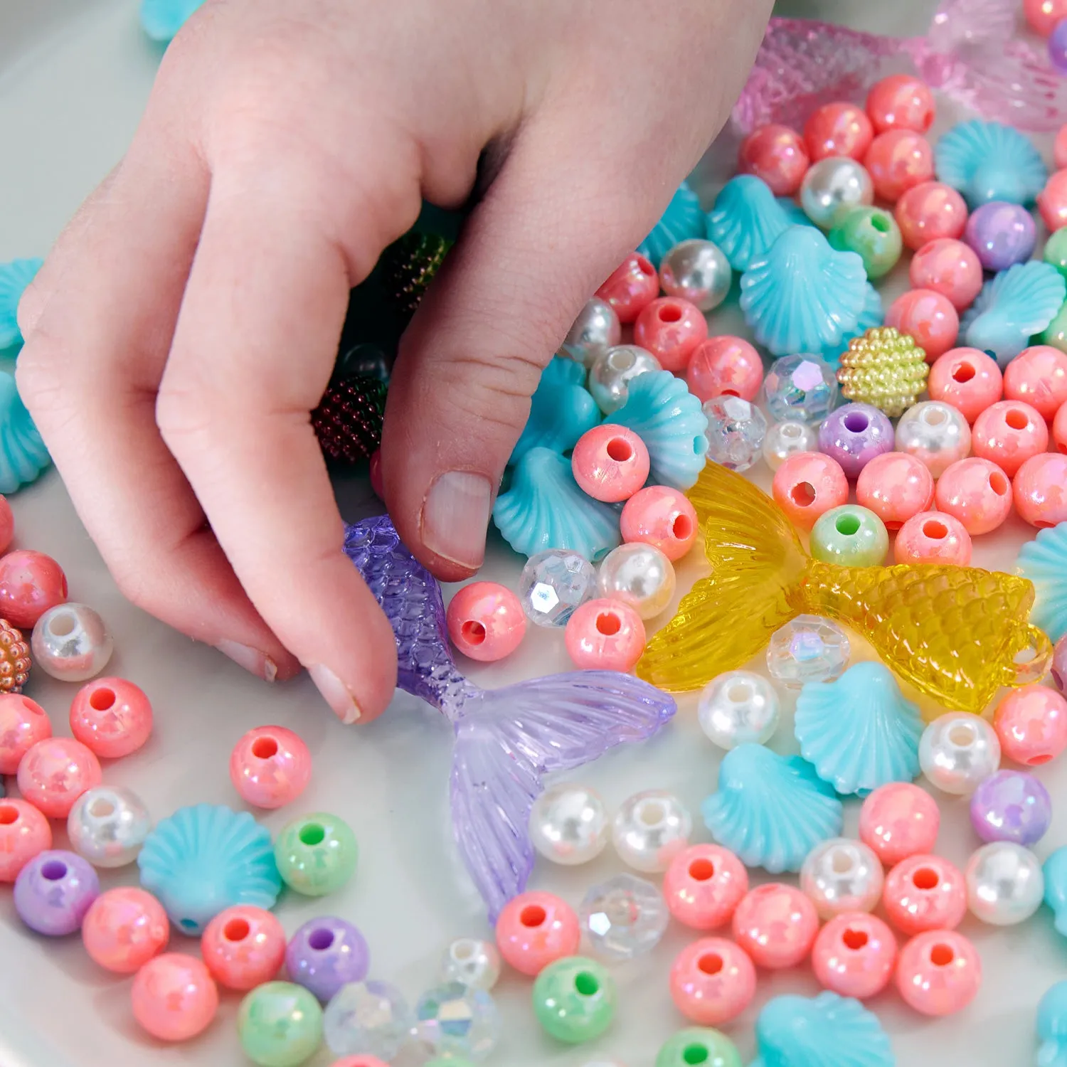 BEAD JEWELRY JAR - MERMAID