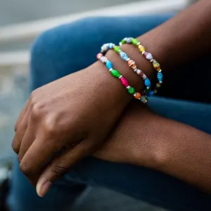 Bracelet -  Celebration Triple Wrap Multi