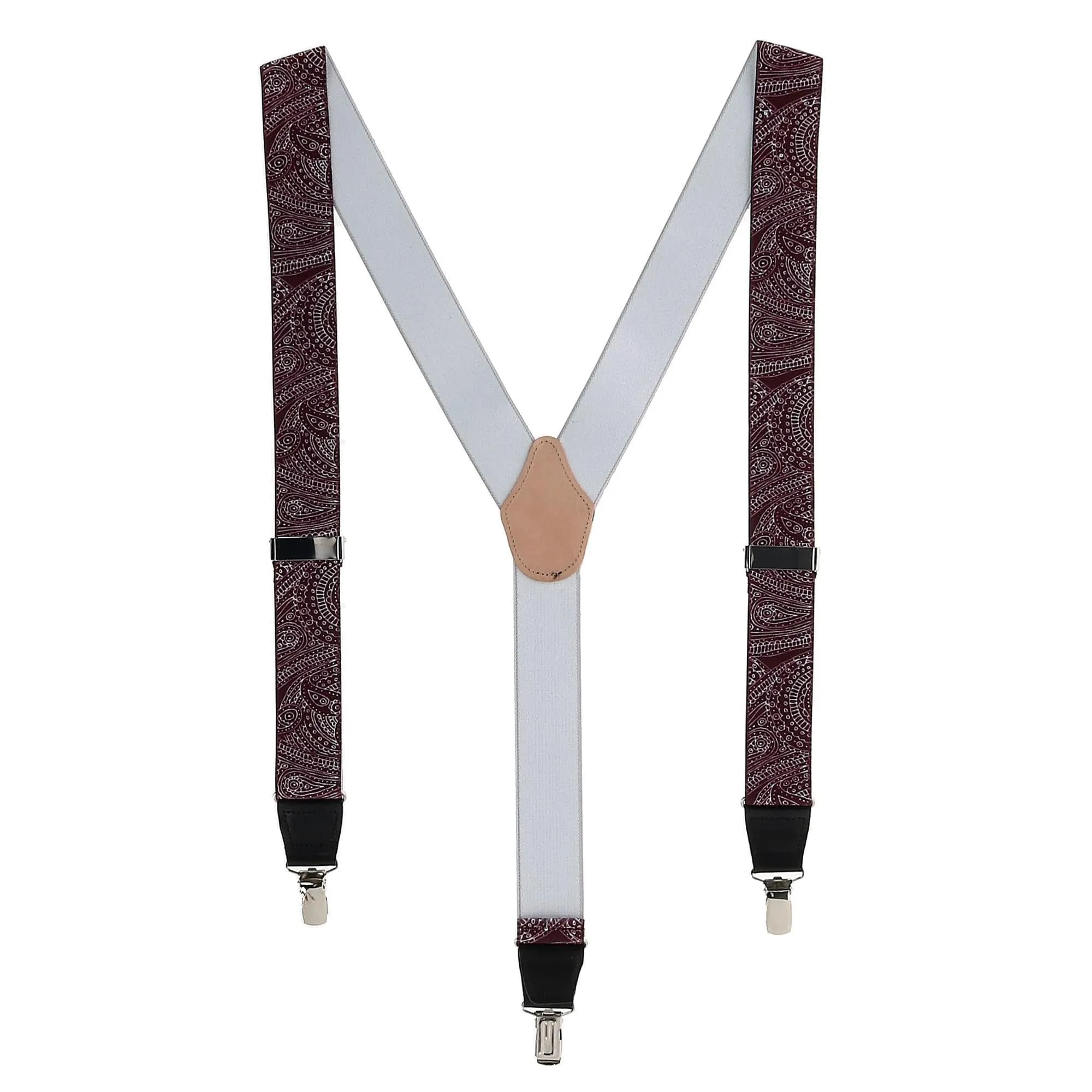 CrookhornDavis Men's Paisley Way 35mm Clip End Elastic Braces