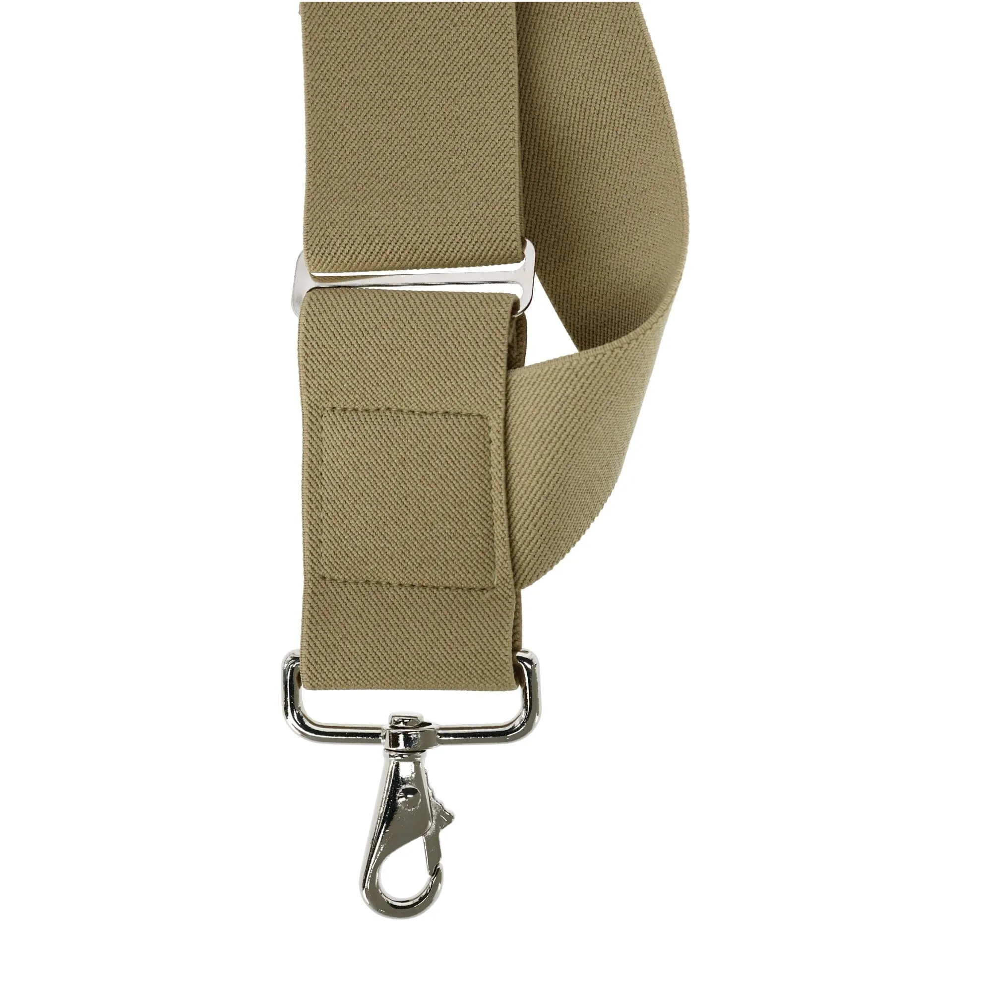 CTM® Men's Big & Tall Elastic Side Clip Metal Swivel Hook Trucker Suspenders