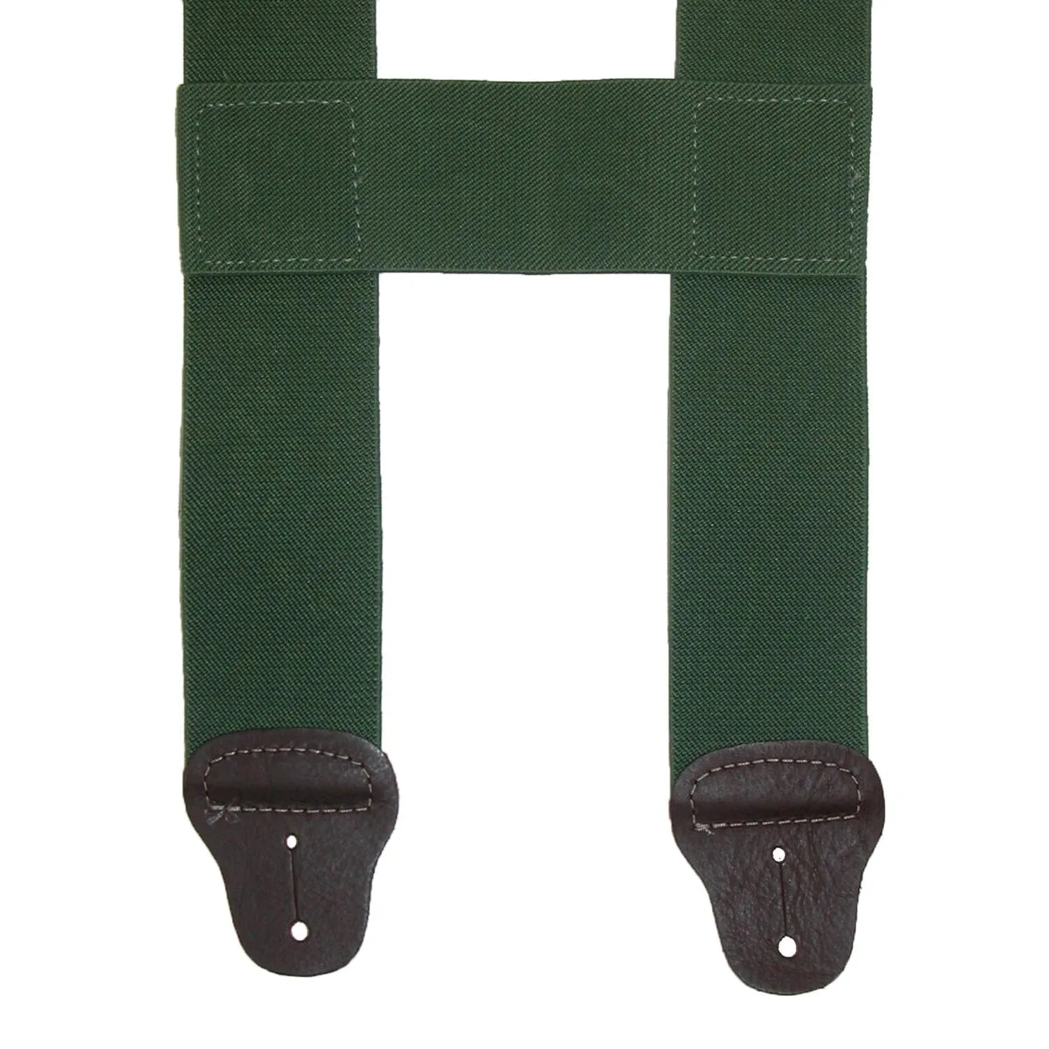 CTM® Men's Elastic 2 Inch Wide Button-End Wader Suspenders