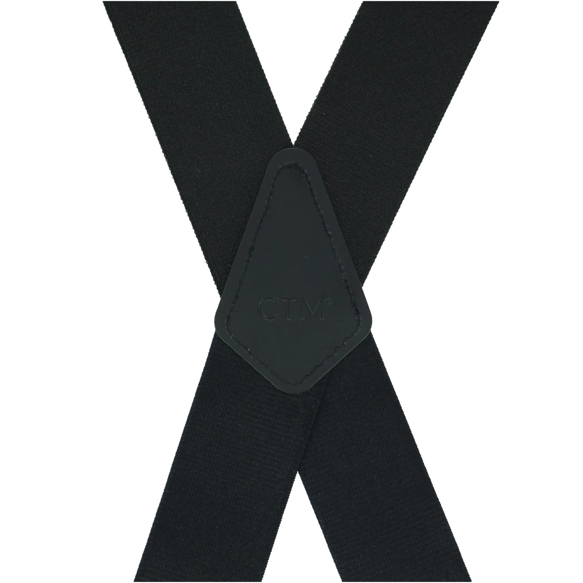 CTM® Men's Elastic Camouflage X-Back Suspenders with Plastic Swivel Hook Ends