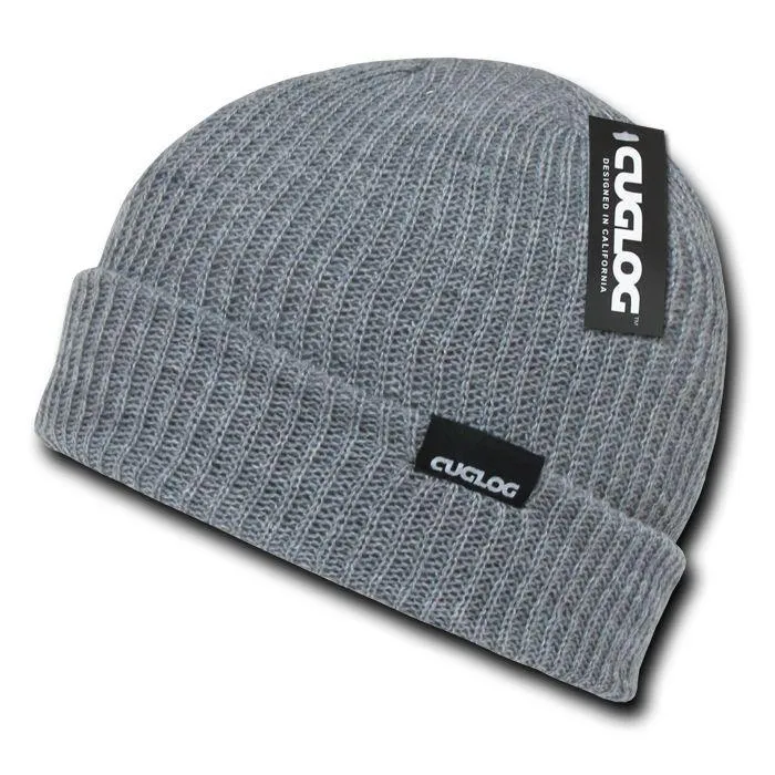 Cuglog Beanies Sweater Sailor Cuffed Cable Knit Hats Caps Warm Winter