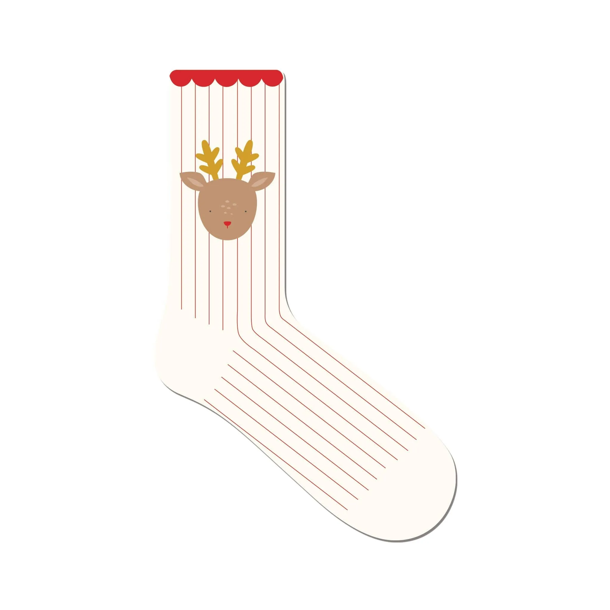 Dear Rudolph Socks