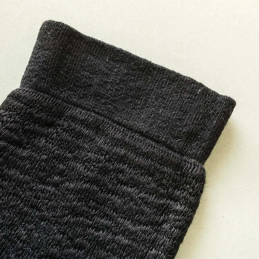 DVORAK 99% Organic Hemp Terry Socks (Thick, Plush, Soft) (1 Pair) (99.95% Biodegradable)