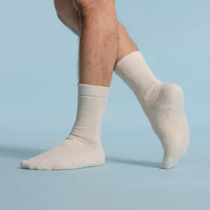 DVORAK 99% Organic Hemp Terry Socks (Thick, Plush, Soft) (1 Pair) (99.95% Biodegradable)