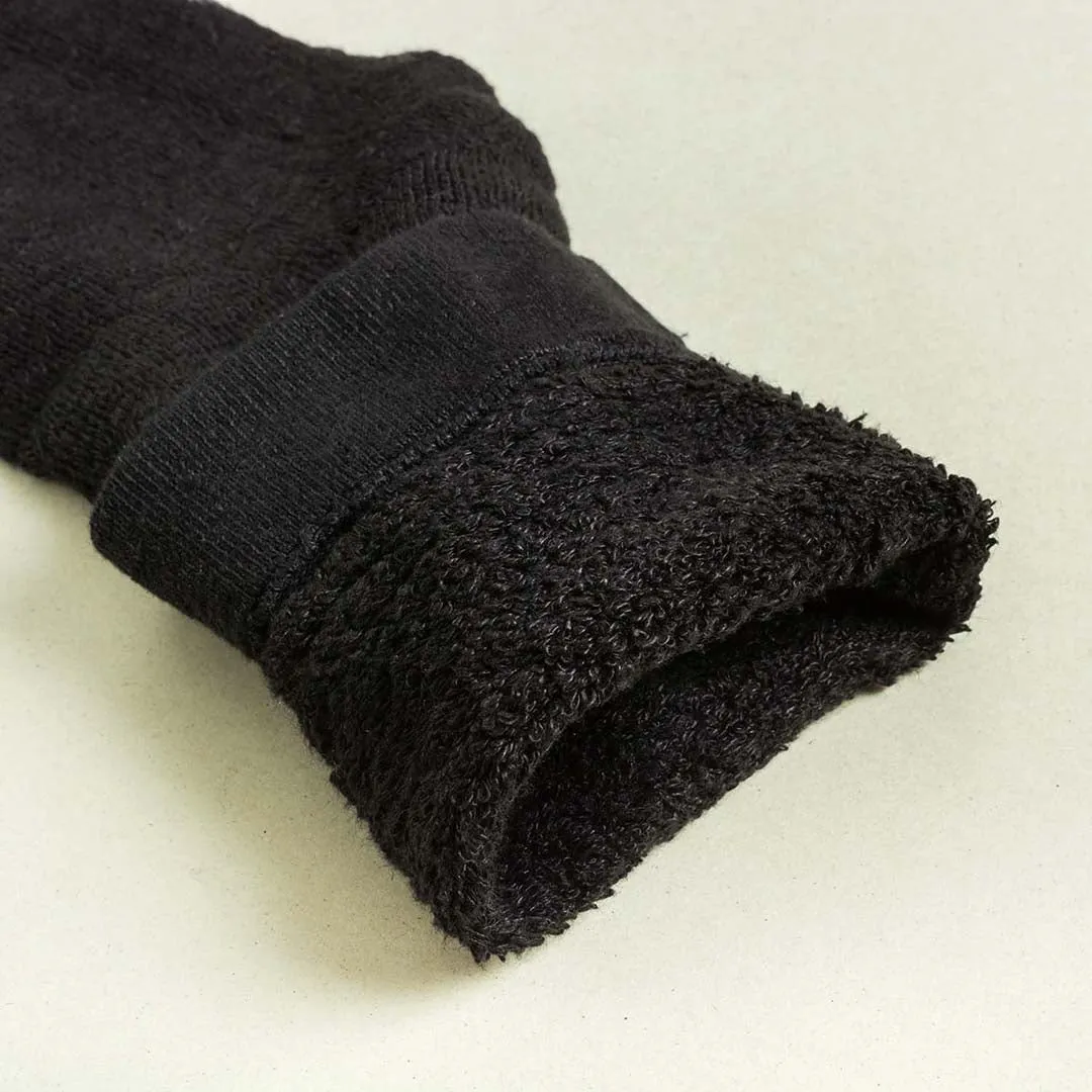 DVORAK 99% Organic Hemp Terry Socks (Thick, Plush, Soft) (1 Pair) (99.95% Biodegradable)
