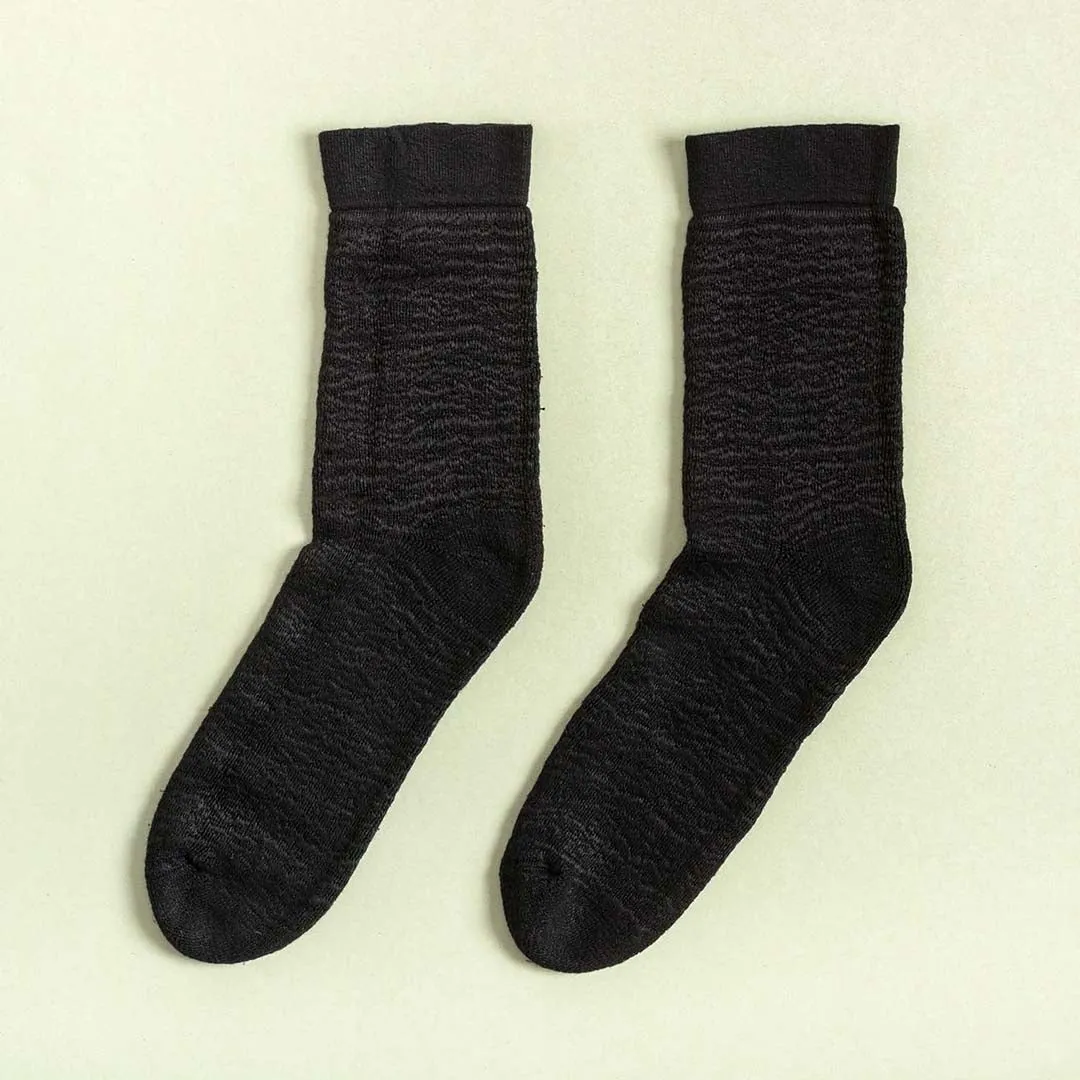 DVORAK 99% Organic Hemp Terry Socks (Thick, Plush, Soft) (1 Pair) (99.95% Biodegradable)
