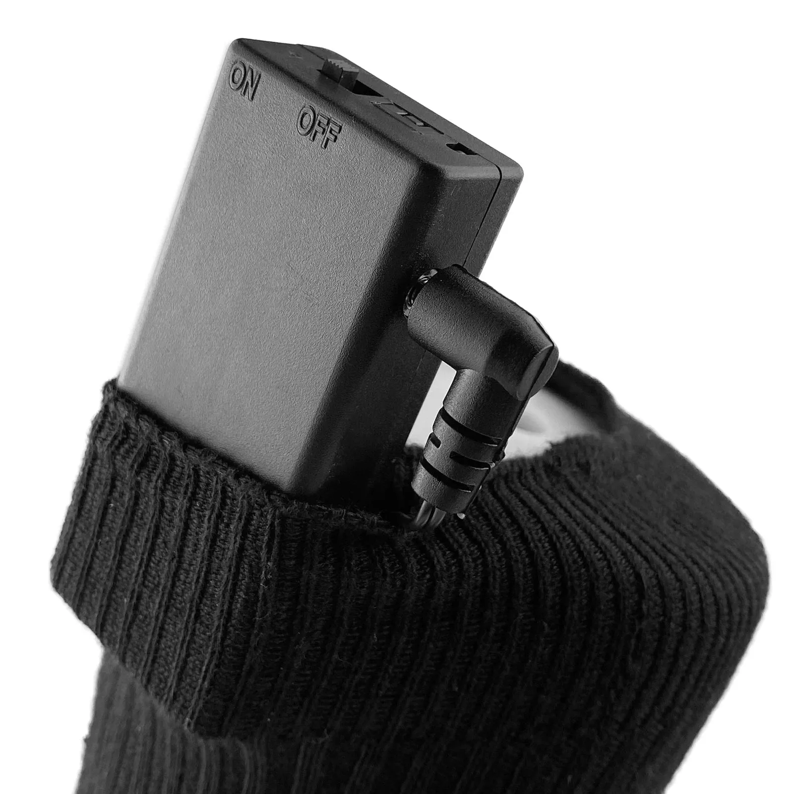 Electric Heated Socks Battery Powered Heated Socks Winter Warm Cotton Socks Foot Warmer for Skiing Camping Hiking