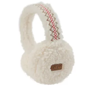 EMS4502 Sherpa With Embroidery Earmuffs