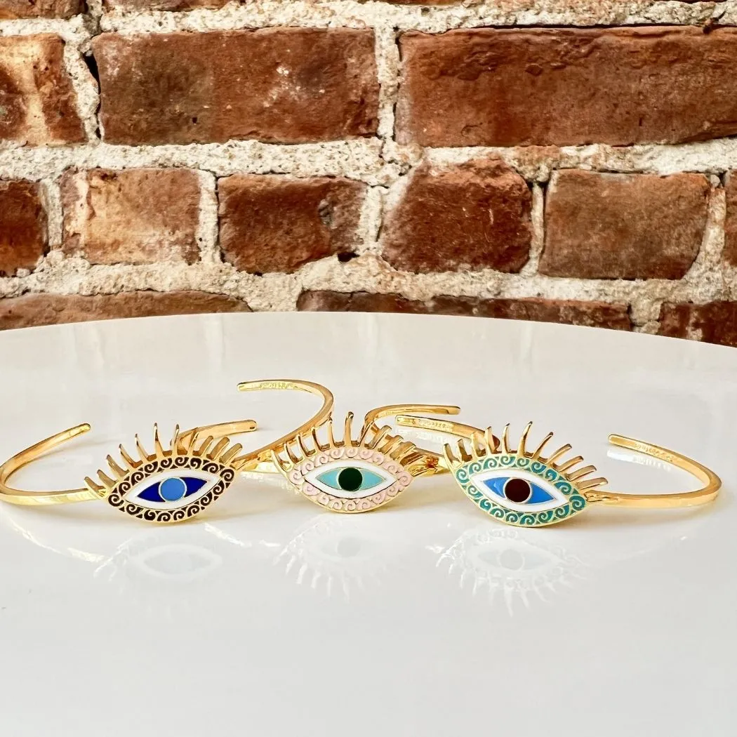 Evil Eye Bracelet (Clarity) - Gold