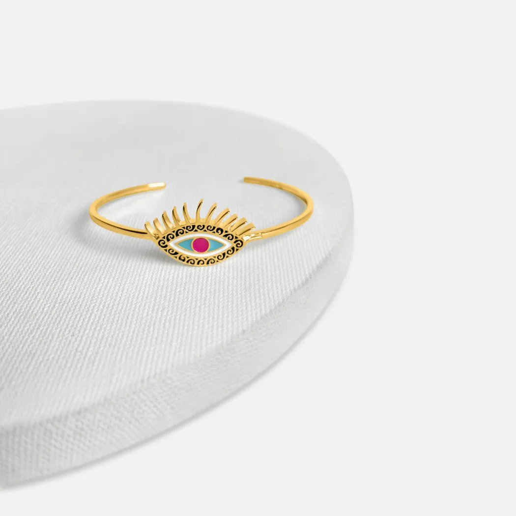 Evil Eye Bracelet (Wisdom) - Gold