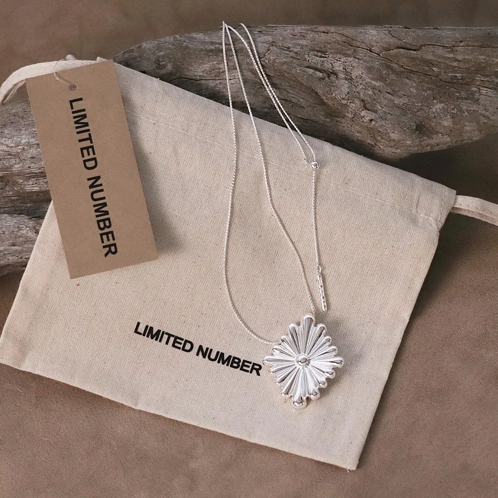 Flower Long Statement Necklace