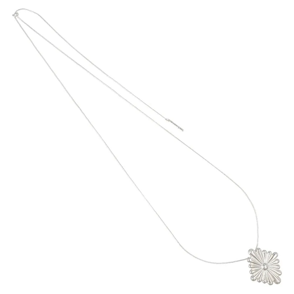 Flower Long Statement Necklace