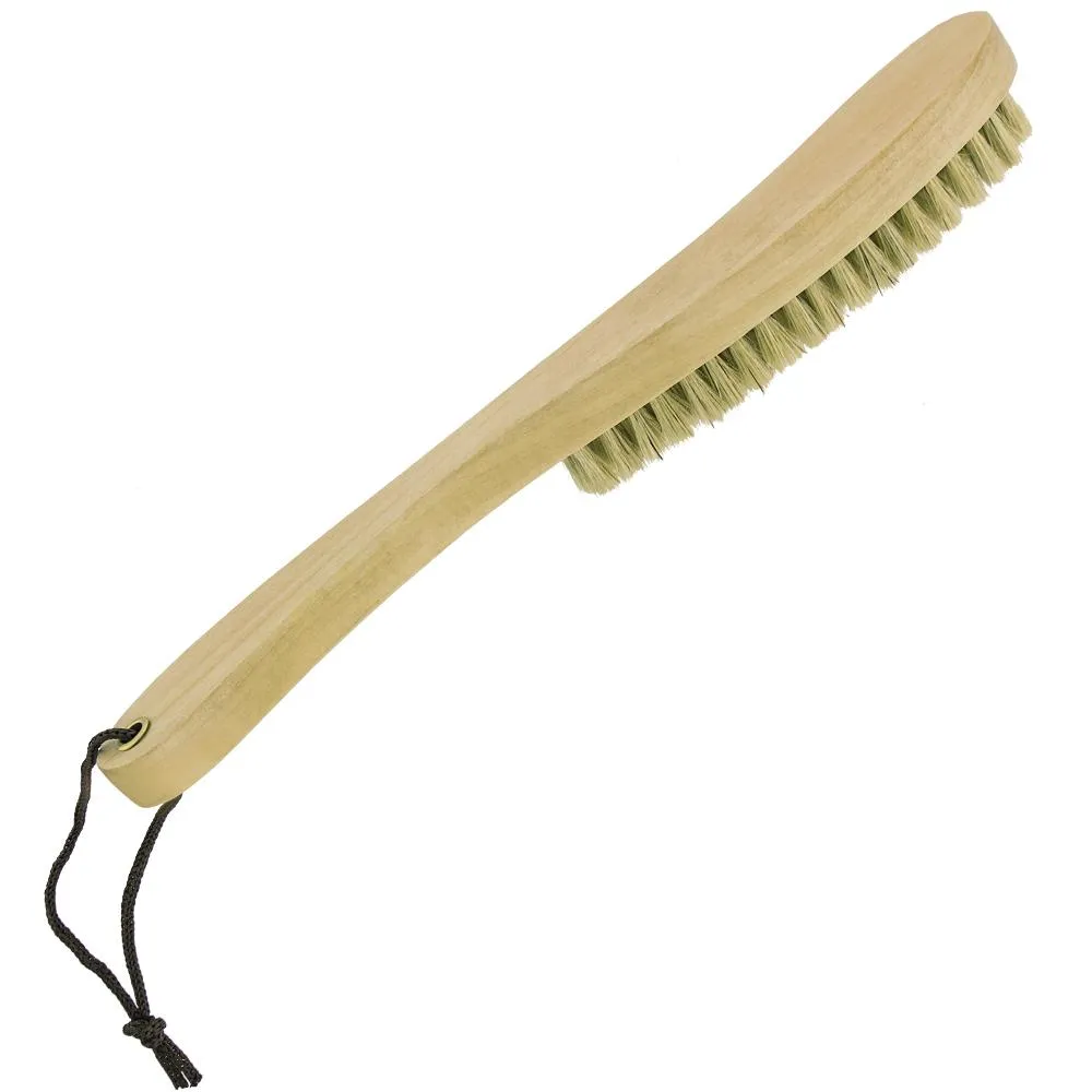 Hat Brush - Natural Soft Tan Bristles for Wool and Fur