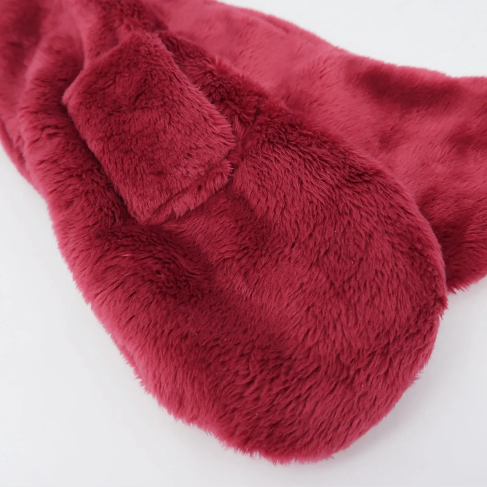 Kids Winter Fashion Scarf Baby Warm Fluffy Thick Fleece Toddler Neck Warmer | Ivory Navy