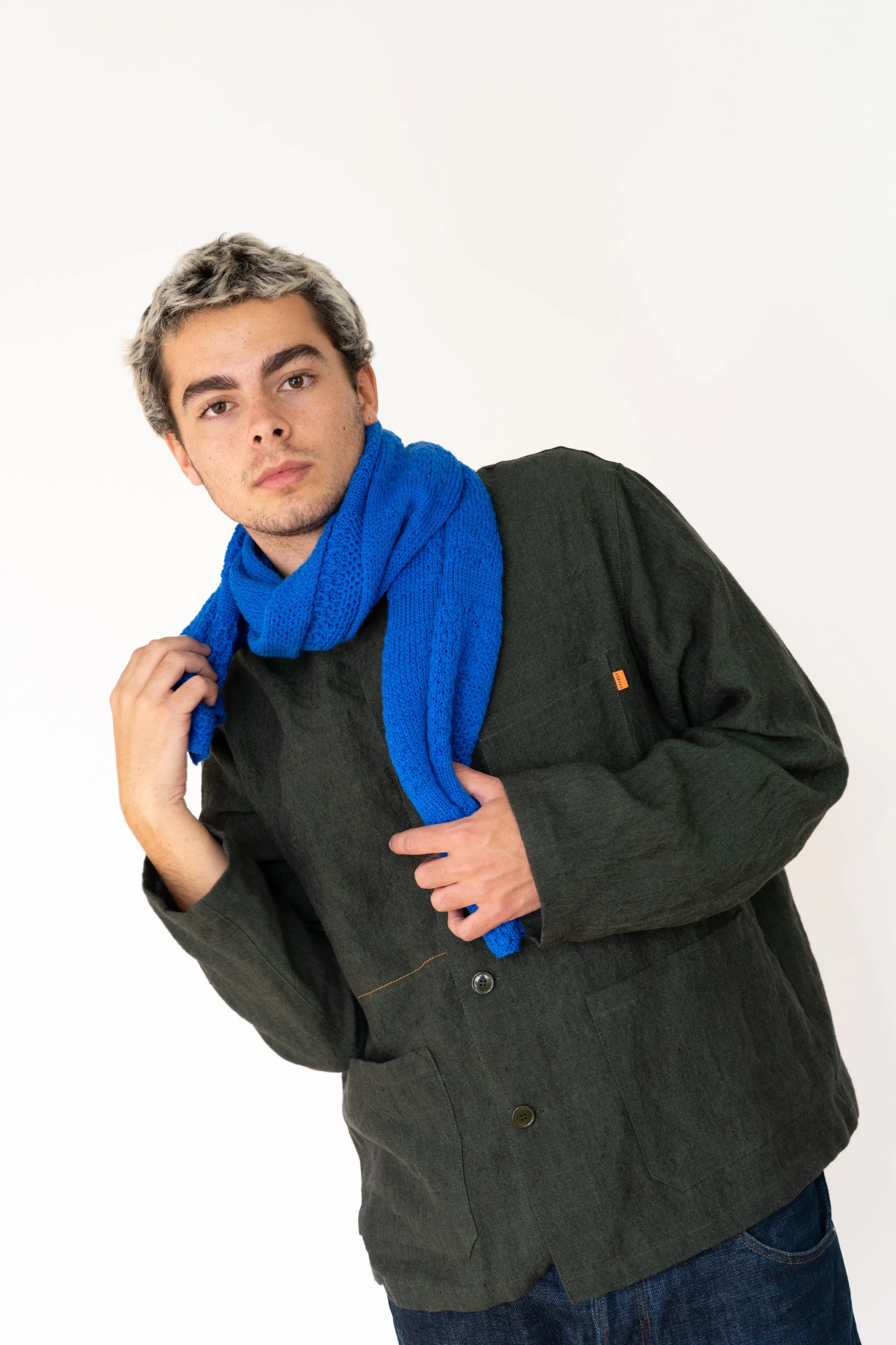 Klein Blue Small Merino Scarf