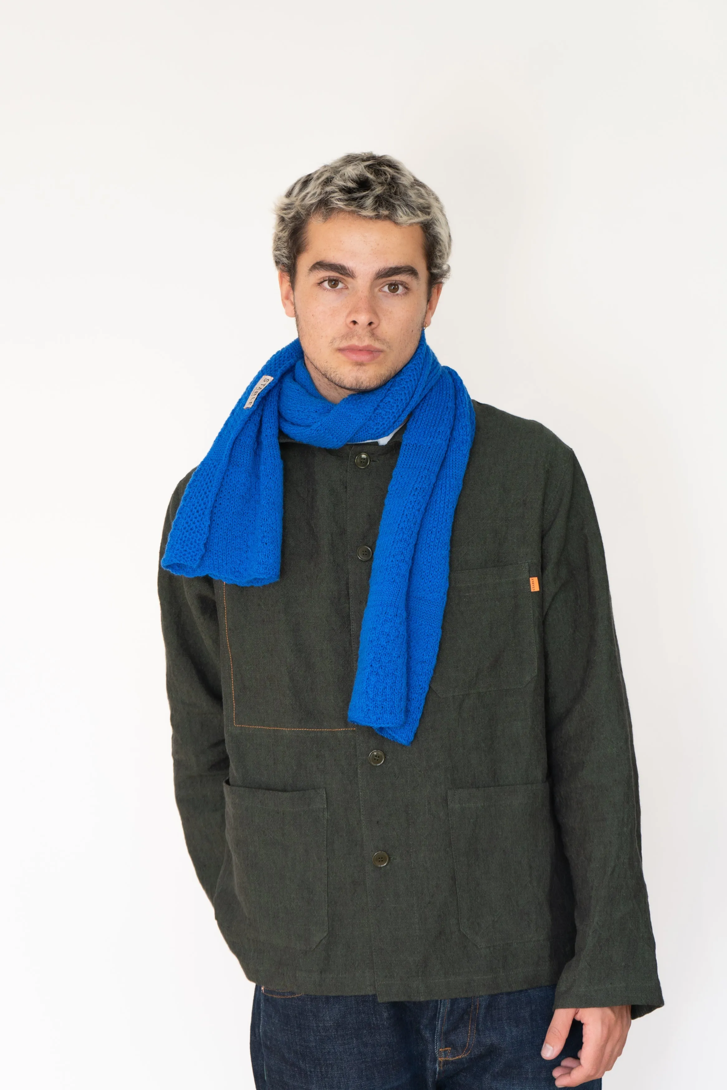 Klein Blue Small Merino Scarf