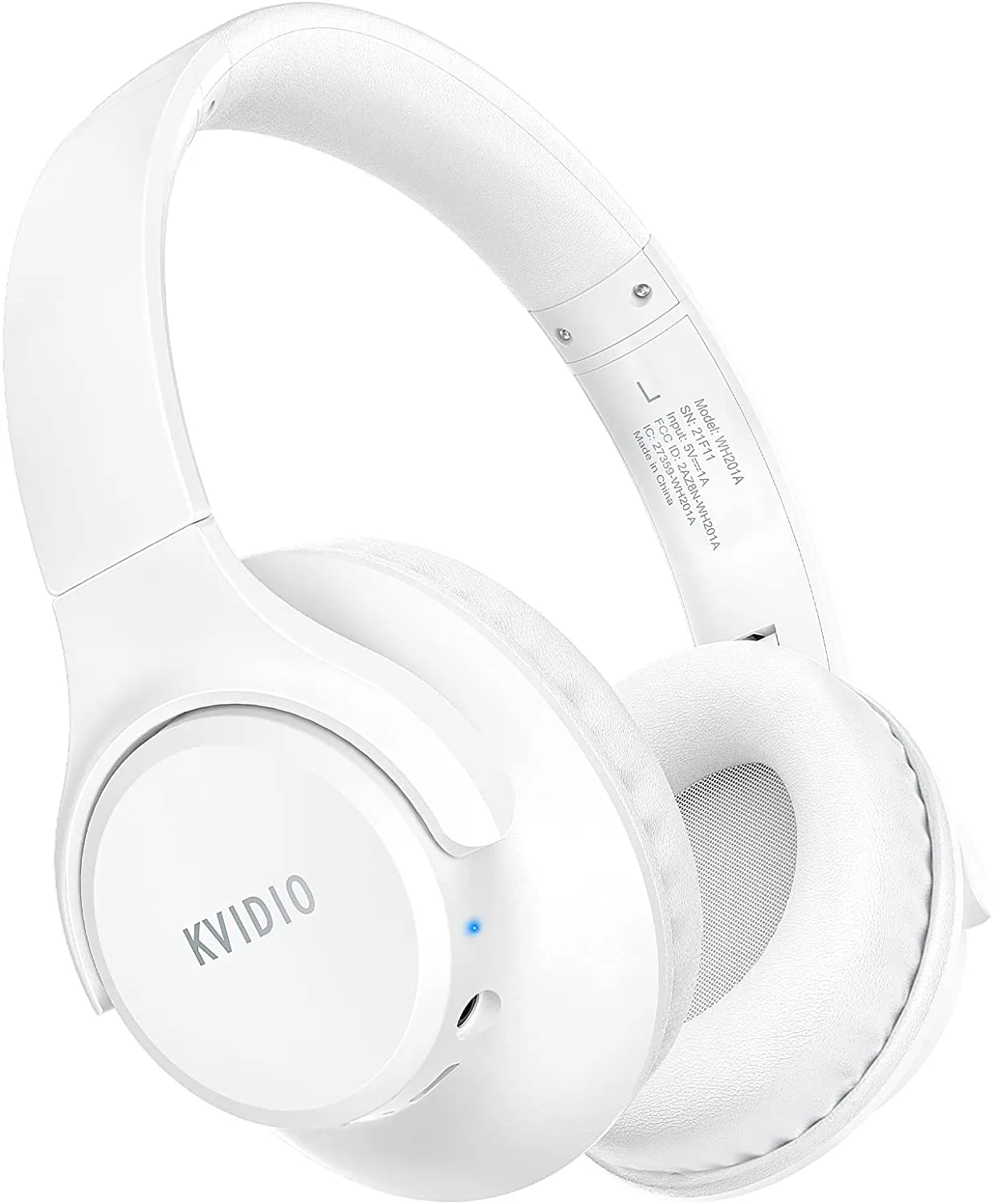 KVIDIO Bluetooth Headphones: 55Hr Playtime, Hi-Fi Sound, Deep Bass (Over-Ear, Foldable)