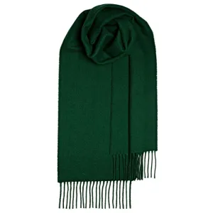 Lochcarron - Bowhill Lambswool Scarf - Bottle Green