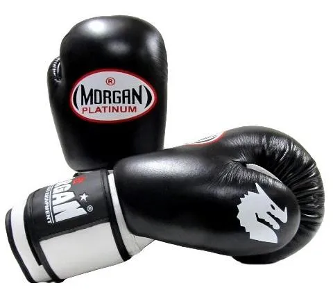 Morgan V2 Platinum Leather Sparring Gloves (10 -12 -14 -16oz)