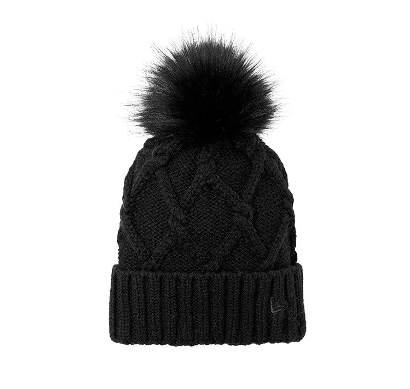 New Era - Faux Fur Pom Beanie