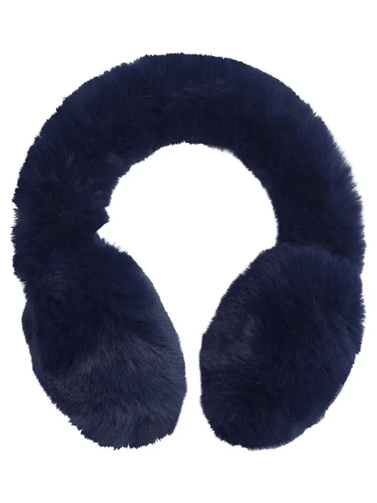 Nooki Edie Faux Fur Earmuffs Teal