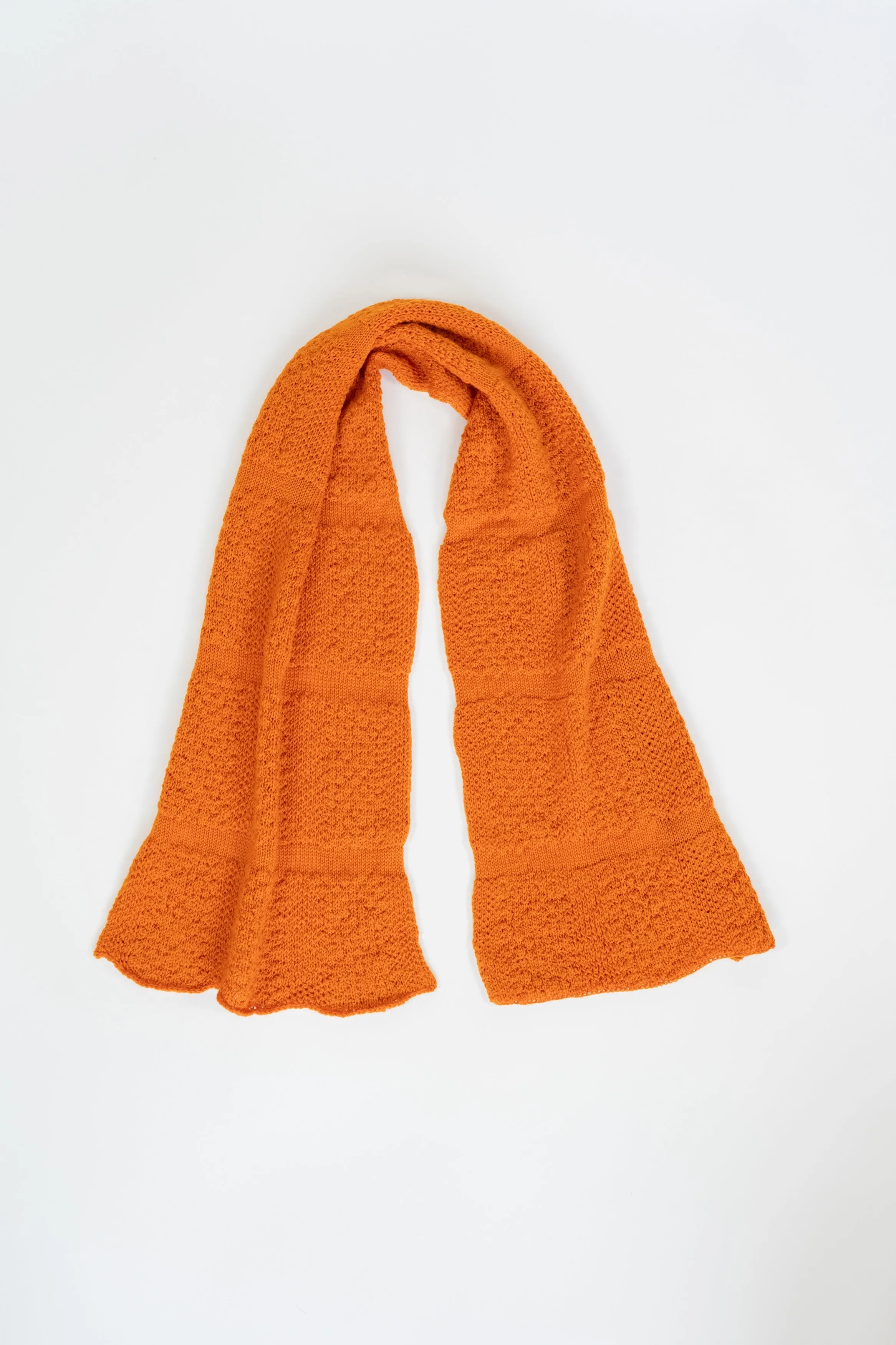 Orange Small Merino Scarf