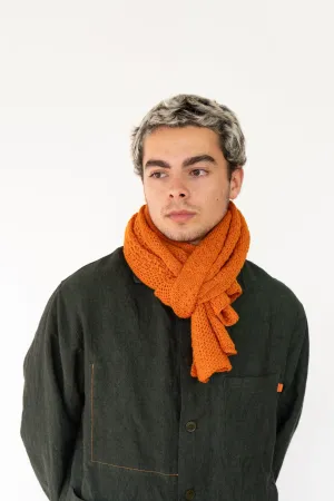 Orange Small Merino Scarf