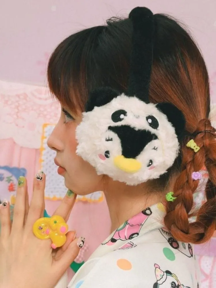 Panda Penguin Warm Plush Earmuffs【s0000006119】