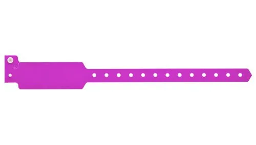 Plastic Wristbands - Wide Face