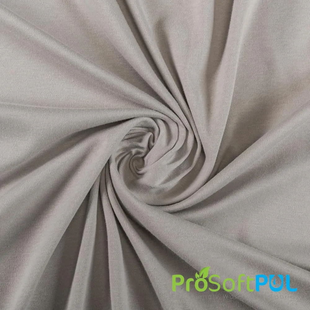 ProSoft® Organic Cotton Interlock Waterproof ECO-PUL™ Silver Fabric (W-522)