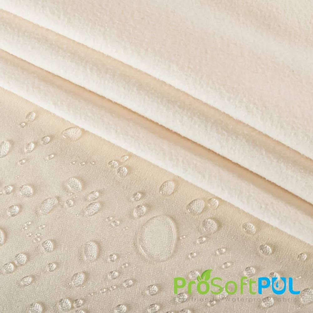 ProSoft® Stretch-FIT Organic Cotton Sherpa Fleece Waterproof ECO-PUL™ Fabric (W-532)