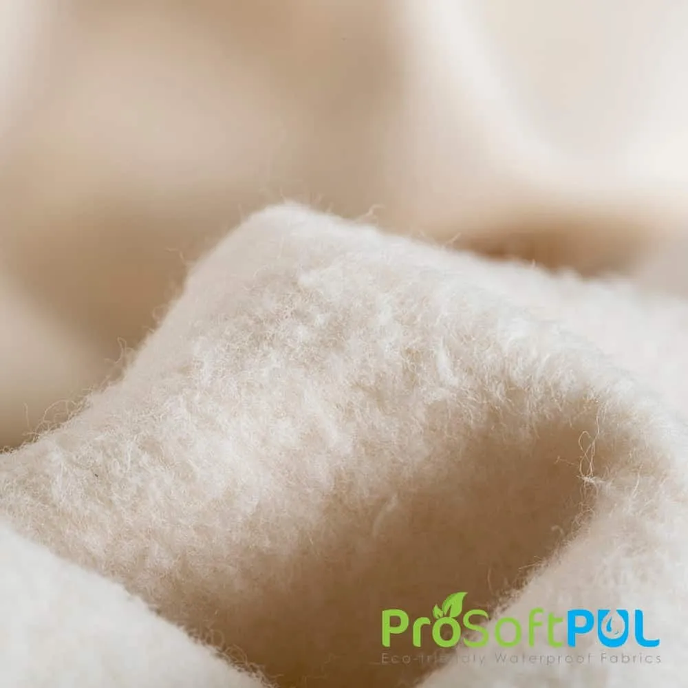ProSoft® Stretch-FIT Organic Cotton Sherpa Fleece Waterproof ECO-PUL™ Fabric (W-532)