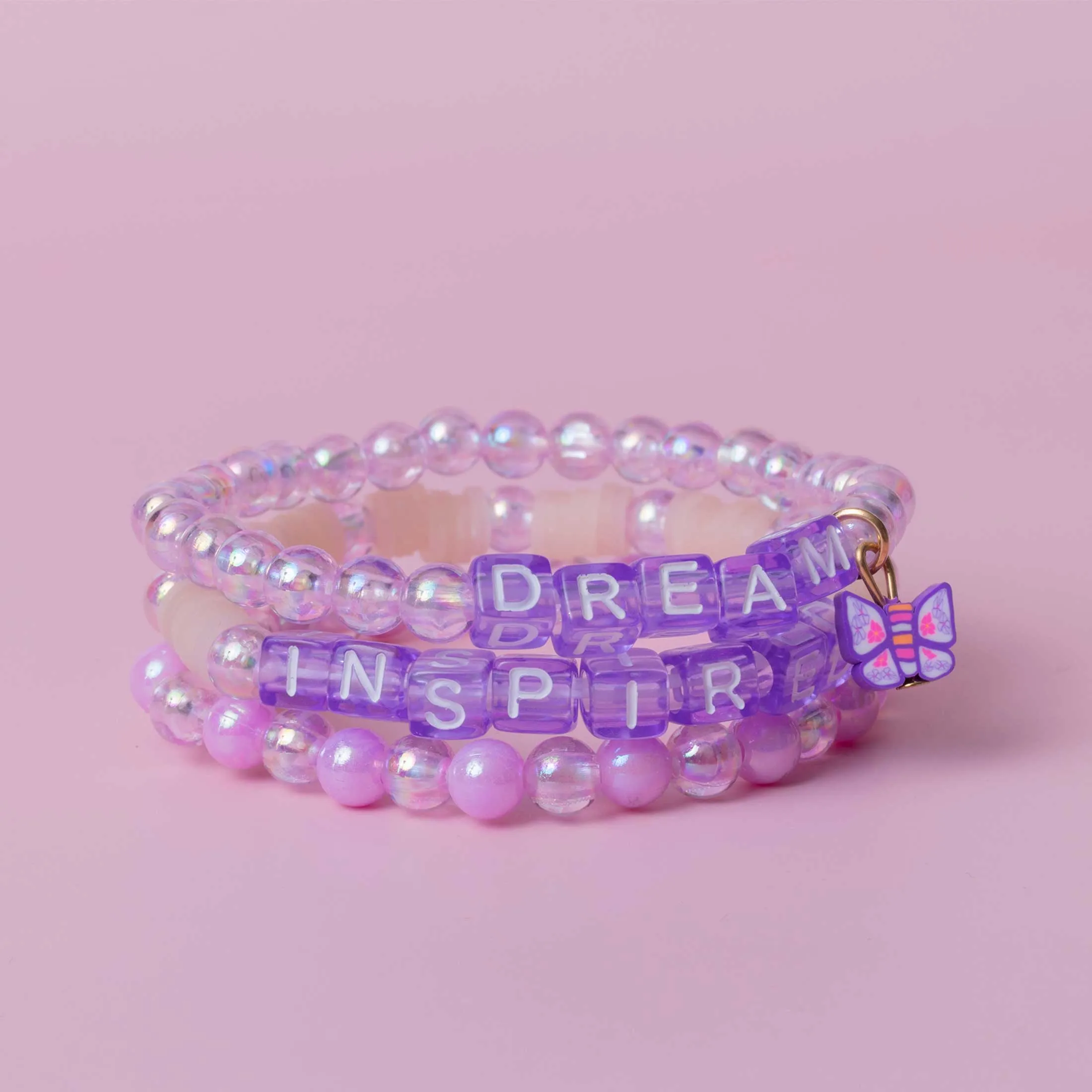 Purple Butterfly Bead Box