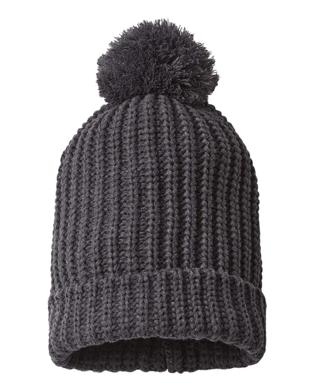 Richardson - Chunk Cable Beanie w/ Cuff & Pom